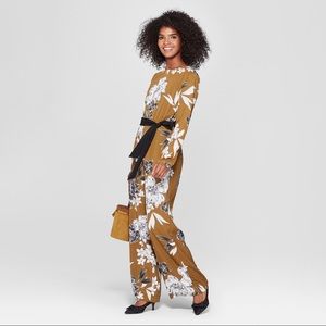 Who What Wear Floral Jumpsuit